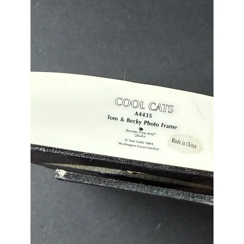 Border Fine Arts Cool Cats Tom & Becky Photo Picture Frame A4435 Toni Goffe 2004